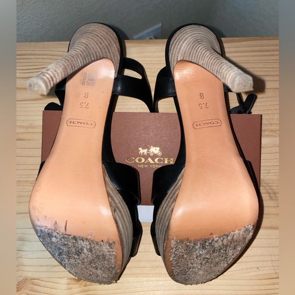 COACH Black Heels - Picture 6 of 13